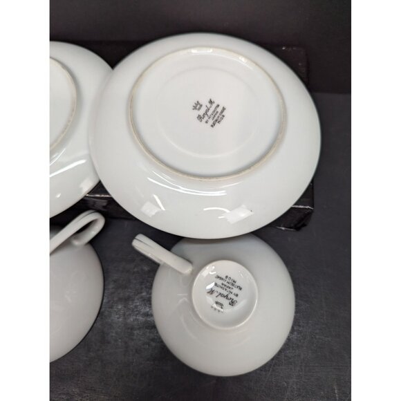Royal M by Mitashoten Platinum Knight M109 Teacup and Saucer Set of 2 - Picture 9 of 11